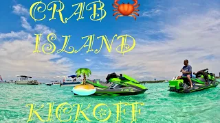 Jetboat & Jetskiing To The Famous Crab Island #lifebeginsonthewater #beautiful #yamaha #yamaha