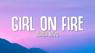 Alicia Keys - Girl on Fire (Lyrics)  1 Hour Version Can't Get Enough Of Listening