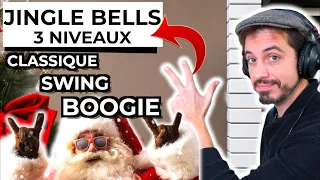 🎹 VIVE LE VENT / JINGLE BELLS - TUTO Piano BOOGIE 🎄