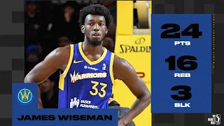 James Wiseman GOES OFF For 24 PTS & 16 REB In Win Over Blue!