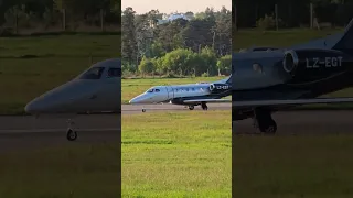 Beautiful Embraer Phenom 300E take-off. Shoot by Samsung S23ultra