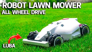 LUBA All Wheel Drive Robot Lawn Mower Changes the Game