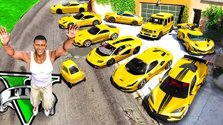 ROBANDO COCHES de ORO MILLONARIOS en GTA 5 !! 👑💵