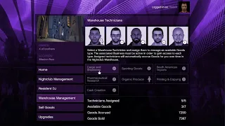 Nightclub cargo and shipments not filling even though a tech is assigned to it in GTA Online