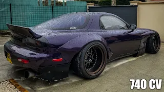 UNE RX7 PREPARÉE A 740CV 😰 !! La plus puissante de FRANCE 😈🔥