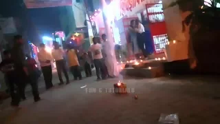 very dangerous  sky shot fail diwali accident