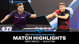 Florian Bourrassaud vs Esteban Dorr | MS Qual | WTT Contender Antalya 2023