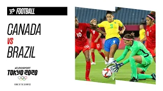 CANADA vs BRAZIL | Women's Football - Quarter Final - Highlights | Olympic Games - Tokyo 2020