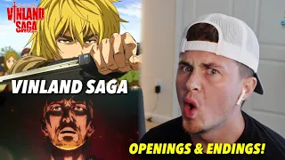 First Time Reacting to "VINLAND SAGA Openings & Endings" | Anime Openings REACTION!