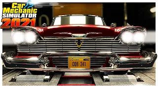 CHRISTINE // New Updated Parts // Plymouth FURY Restoration // Car Mechanic Simulator 2021 Gameplay