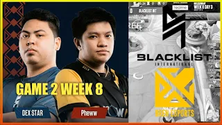 BREN VS BLACKLIST GAME 2 MPL-PH SEASON 6 REGULAR SEASON DAY 3 WEEK 8