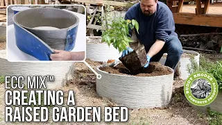 Creating a Concrete Raised Garden Bed with Fast, High Performance Mix