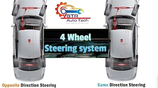 4 Wheel steering system, Advantages and Disadvantages #steering #sportscar #car