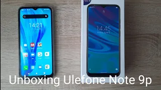 Ulefone Note 9p unboxing and short review