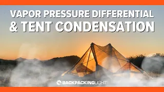 Can vapor pressure differential predict condensation in tents?