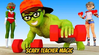 Hero Nick Hulk Protects All - Scary Teacher 3D Tani's Efforts to Become the Ideal Man