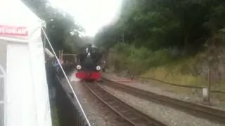 Blanche arrives at Tan-y-bwlch , Ffestiniog Railway