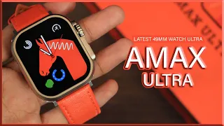 Apple Watch Ultra (Hermes) Replica - Unboxing AMAX Ultra Smartwatch [49mm, 1:1 Case, 2 Straps]