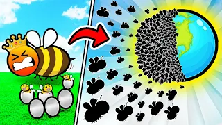 Upgrading my Bees to MAX LEVEL! - Bee Island