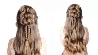 3 Strand Pull Through Braid - Little Girl Hairstyle