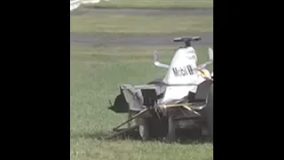 HUGE crash for Juan Pablo Montoya in Suzuka 2005 Japanese gp