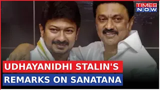 MK Stalin's Son Udhayanidhi's Bold Remarks On Sanatana, Says 'It Must Be Eradicated' | Latest News