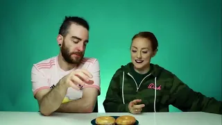 Some Irish people try Krispy Kreme donuts for the first time