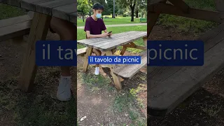 Italian vocabulary in the park