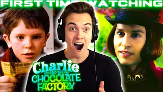 *THIS IS INSANE!!* Charlie and the Chocolate Factory (2005) Reaction | First Time Watching | Review