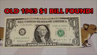 1963 $1 Bill Found Searching for Banknotes Worth Money