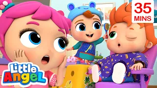 Hair and Make up Salon Play Pretend + Family Songs | Little Angel Kids Songs & Nursery Rhymes