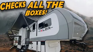 This 5th wheel toy hauler checks all the boxes you want! 2024 Alliance Valor 40v13