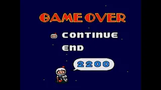 Game Over: Mega Bomberman (Genesis)