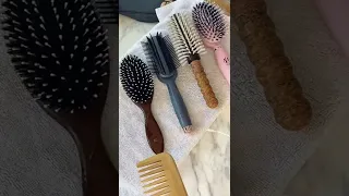 How to clean and disinfect hair brushes #shorts #amyshairtips