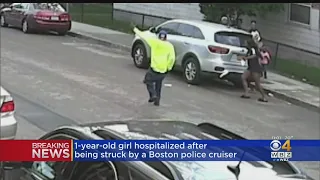 Girl Hospitalized After Being Hit By Boston Police Cruiser