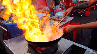 Amazing Performance ! Master of Super-Speed Street Wok Cooking | Cambodian Street food