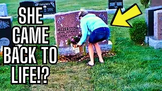 Man Sets Up Hidden Camera In The Cemetery After His wife’s Funeral - MAKES A SHOCKING DISCOVERY