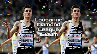 (1500m) Lausanne Diamond League 2023 (Jakob Ingebrigtsen, Lamecha Girma, Josh Kerr) FULL RACE