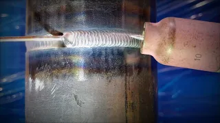 TIG welding horizontal pipe . Hot Fill and Cap pass weld with cup walking technique in 2G position