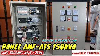 REVIEW PRODUK DAN TEST FUNGSI PANEL AMF ATS 150KVA