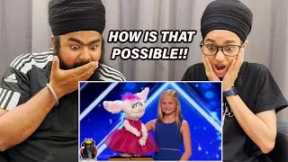 INDIAN Couple in UK React on America's Got Talent 2017 Darci Lynne Farmer Ventriloquist