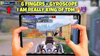 I AM REALLY KING OF TDM 😈🔥 iPad Air 4 HANDCAM | 6 Fingers + full Gyroscope PUBG MOBILE