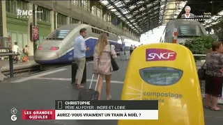 Grève: aurez-vous vraiment un train à noël? - Les Grandes Gueules RMC