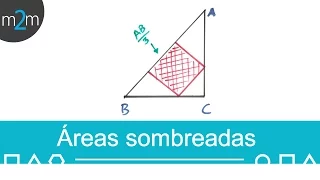 Áreas sombreadas en figuras │ ejercicio 3