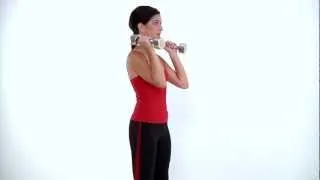 Dumbbell Squat and Overhead Press - Bikini Body Now Workout