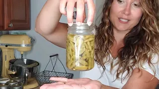 How to Can Green Beans [100-YEAR-OLD Heirloom Bean Seed] Canning a Year's Worth of Food