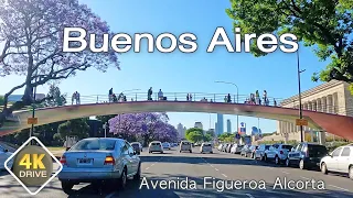 4K DRIVE Buenos Aires ARGENTINA 4k video BEAUTIFUL Avenue!