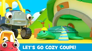 Coming Out of His Shell + More | 2 HOUR OF COZY COUPE | Let's Go Cozy Coupe 🚗 | Cartoon for Kids