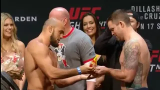 los cara a cara mas graciosos de ufc