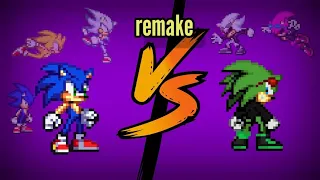 Sonic vs Scourge (Remake sprite animation)